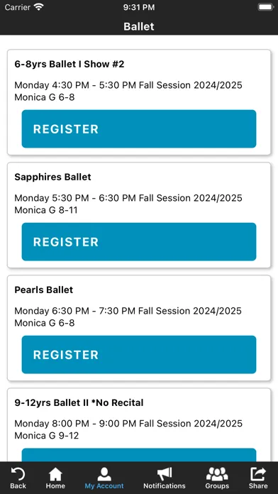 Encore Dance Theatre سکرین شاٹس