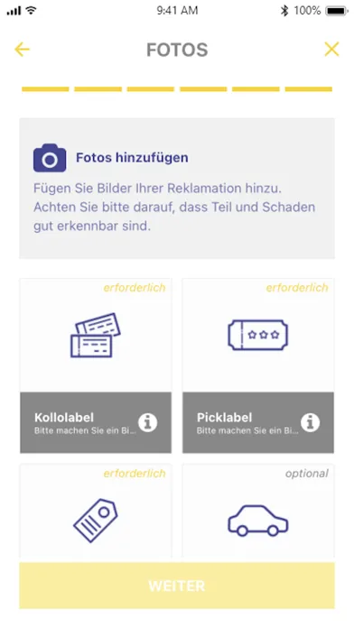 تصاویر EDF Mobile Claims App