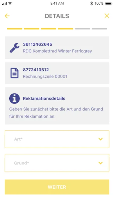 تصاویر EDF Mobile Claims App