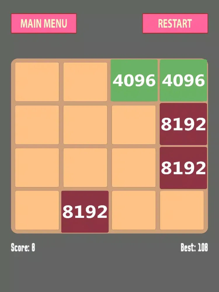Ảnh chụp màn hình của 2048 Reverse Challenge - Math Thinking and Matching Puzzle Game iPad 
