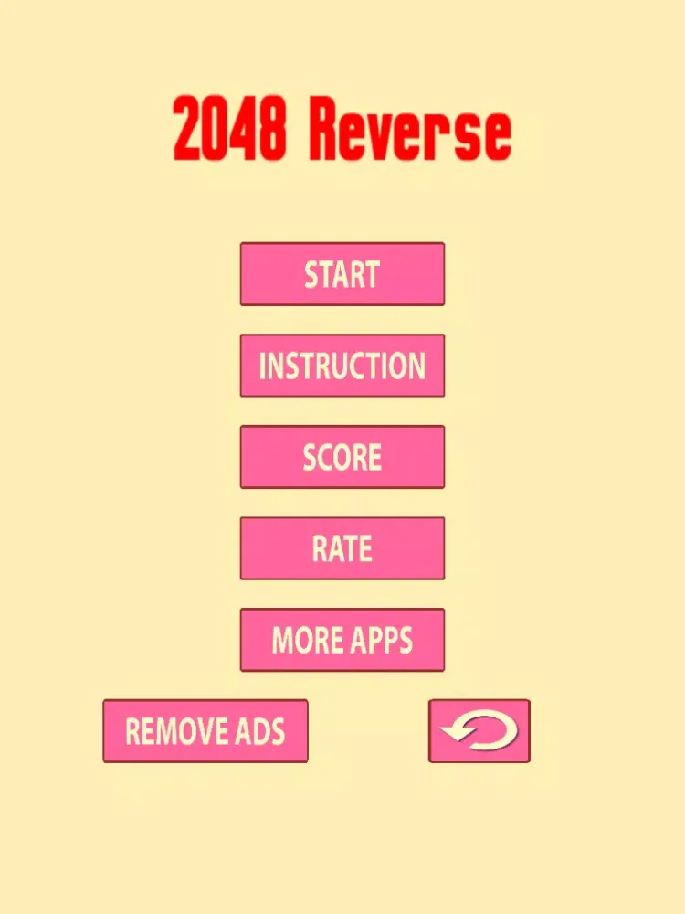 Ảnh chụp màn hình của 2048 Reverse Challenge - Math Thinking and Matching Puzzle Game iPad 