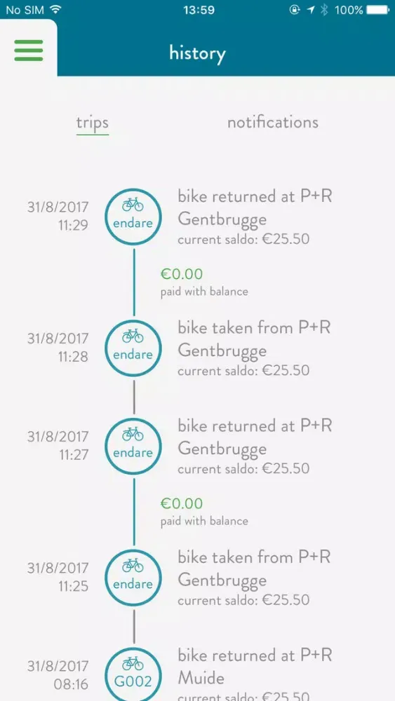 Zrzuty ekranu Smartbikes