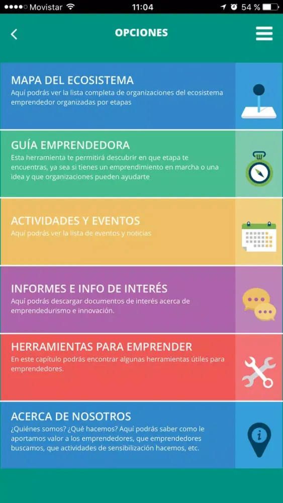 Mapa Emprendedor 스크린샷