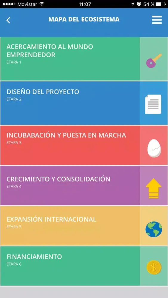 Mapa Emprendedor 스크린샷