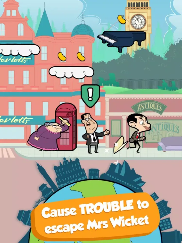 Mr Bean™ - Around the World iPad  Screenshots