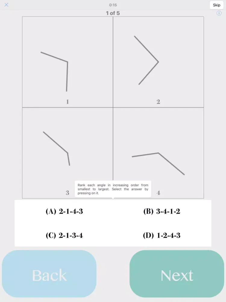 Zrzuty ekranu DAT Angle Ranking iPad 