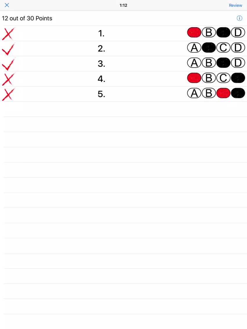 DAT Angle Ranking iPad  স্ক্রিনশট