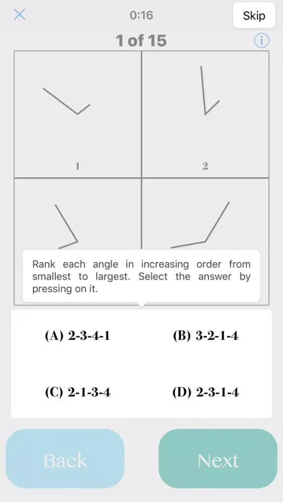 Zrzuty ekranu DAT Angle Ranking