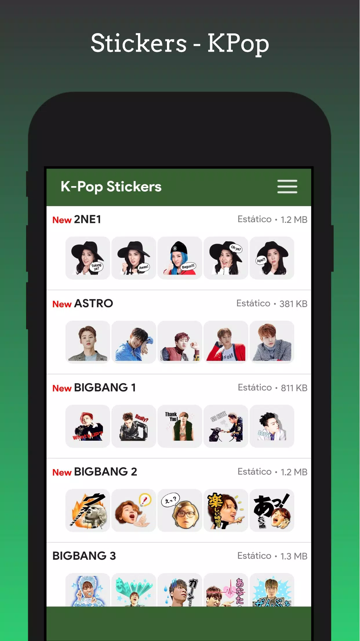 WaStickers - KPop Korean BT25 Screenshots