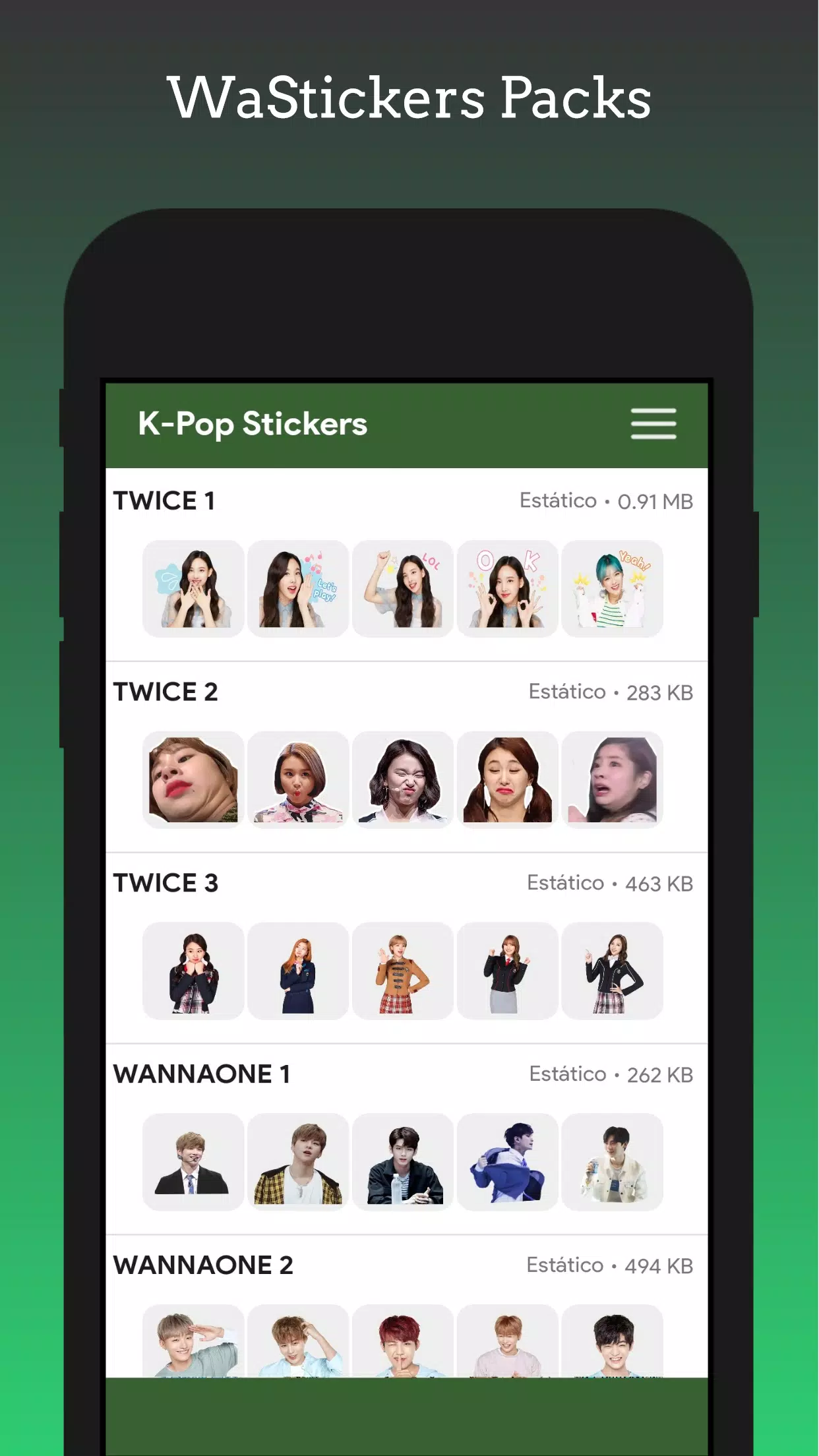 WaStickers - KPop Korean BT25 Screenshots