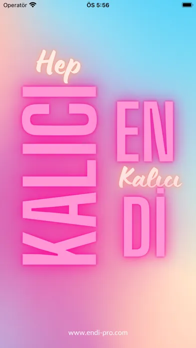 Endi Pro Ekran Görüntüleri