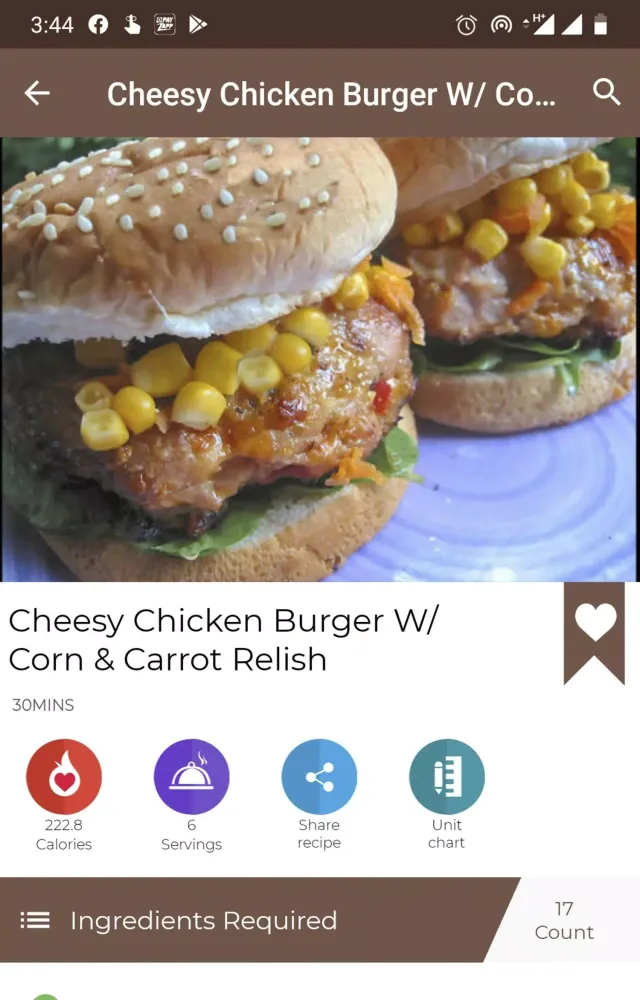 Capturas de pantalla de Burger and Pizza Recipes