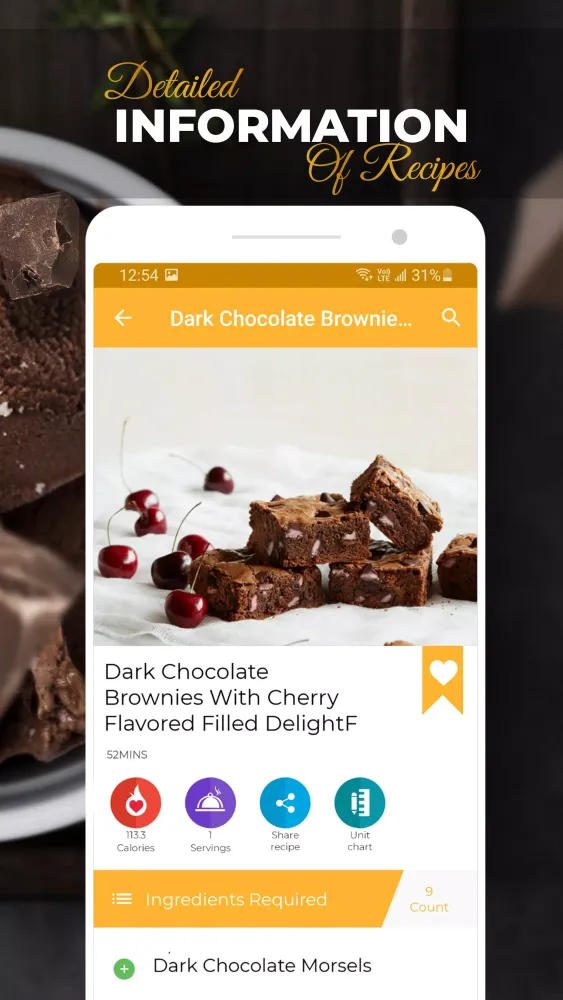 Chocolate Recipes Screenshots