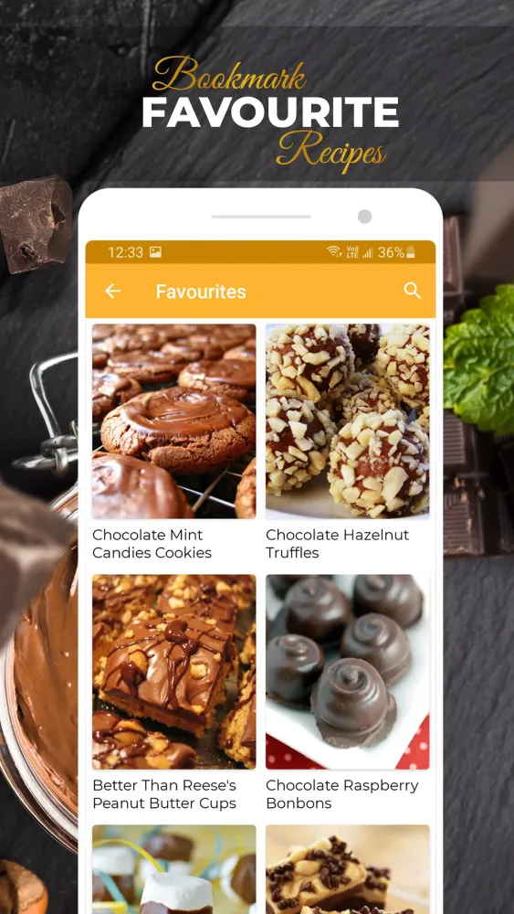 Chocolate Recipes Screenshots
