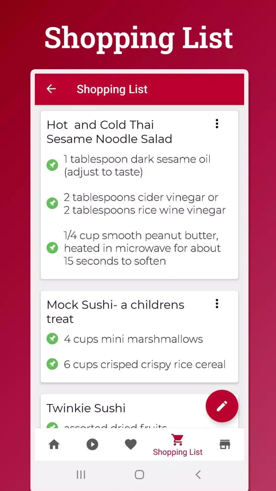 Ảnh chụp màn hình của Japanese Recipes