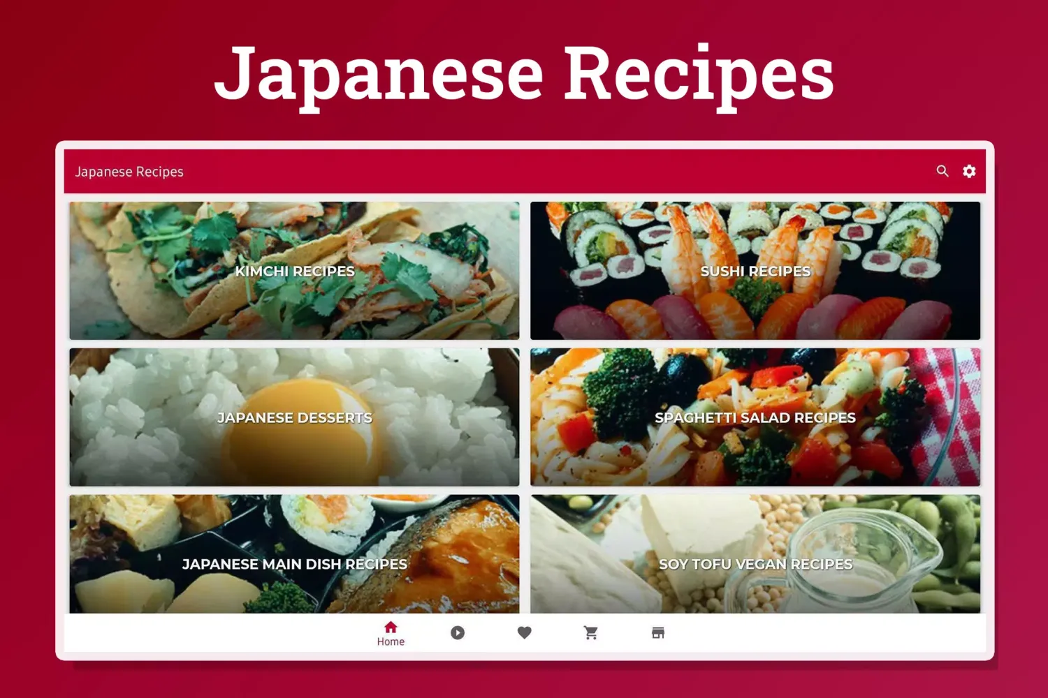 Ảnh chụp màn hình của Japanese Recipes