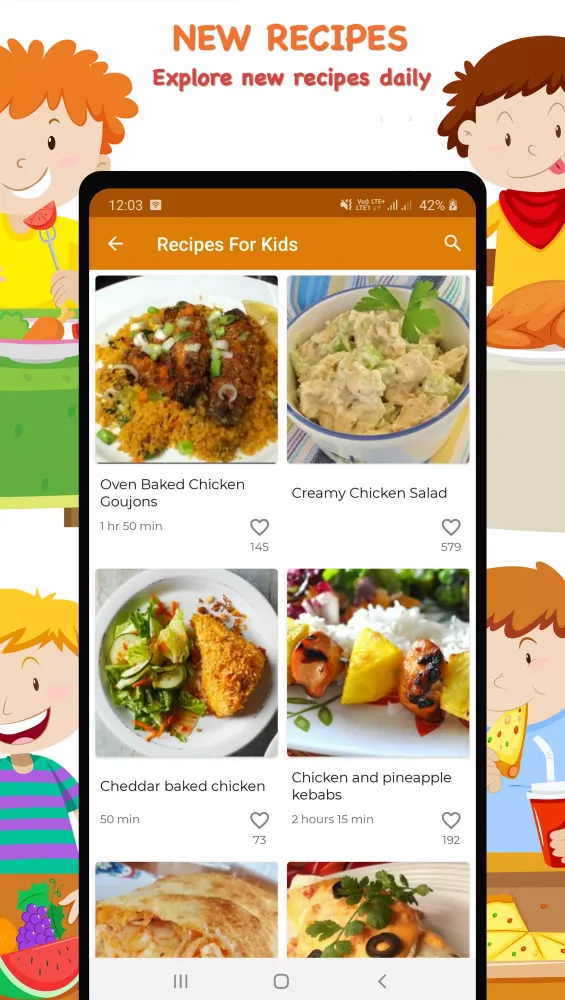 Recipes for Kids应用截图