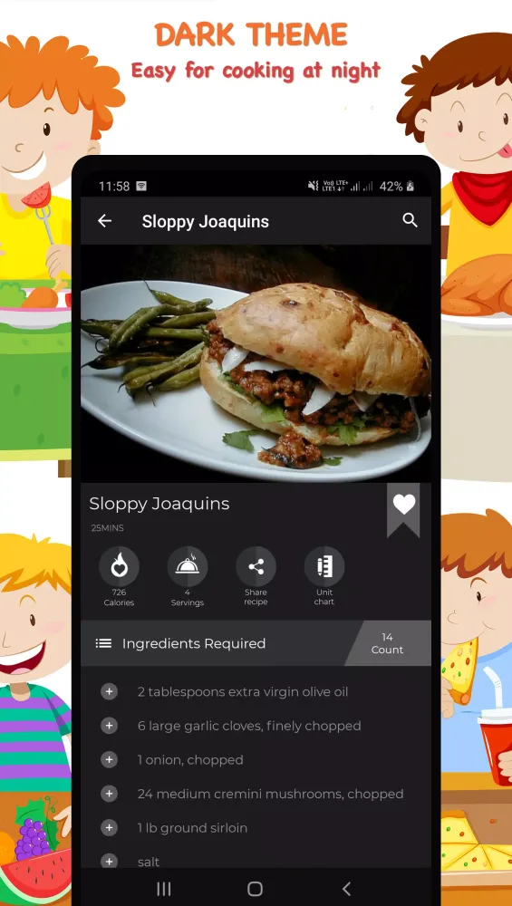 Recipes for Kids应用截图