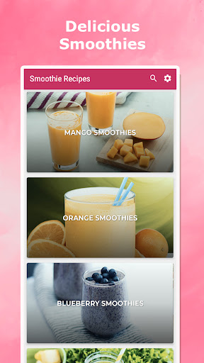 Smoothie Recipes Screenshots