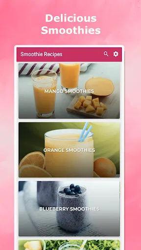 Smoothie Recipes Screenshots