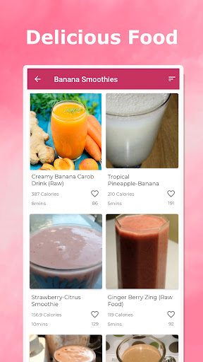 Smoothie Recipes Screenshots