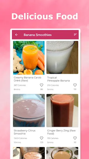 Smoothie Recipes Screenshots