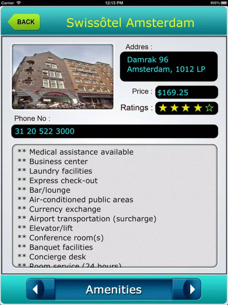 Amsterdam Offline Map City Guide iPad  স্ক্রিনশট