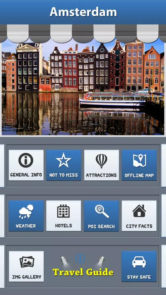 Amsterdam Offline Map City Guide স্ক্রিনশট