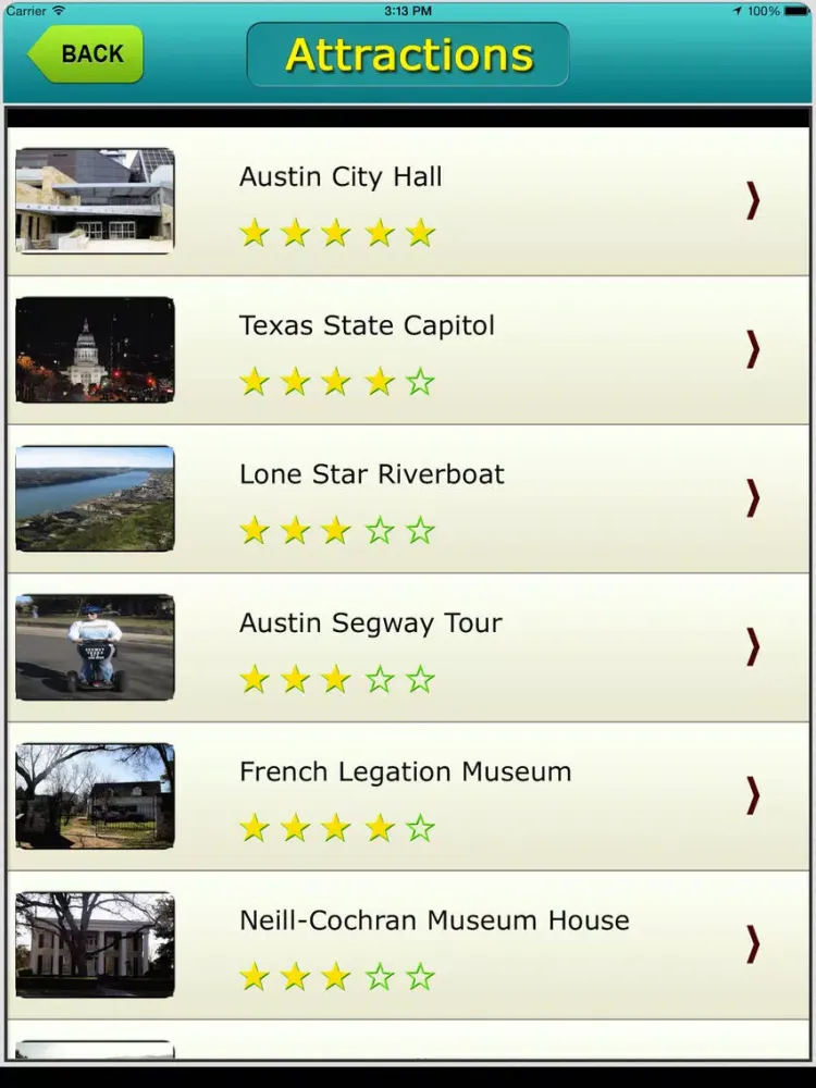 Скриншоты Austin Traveller's Essential Guide iPad 