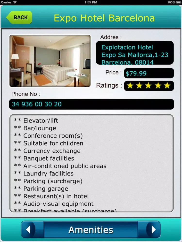 Captures d'écran de Barcelona Offline Map Travel Explorer iPad 