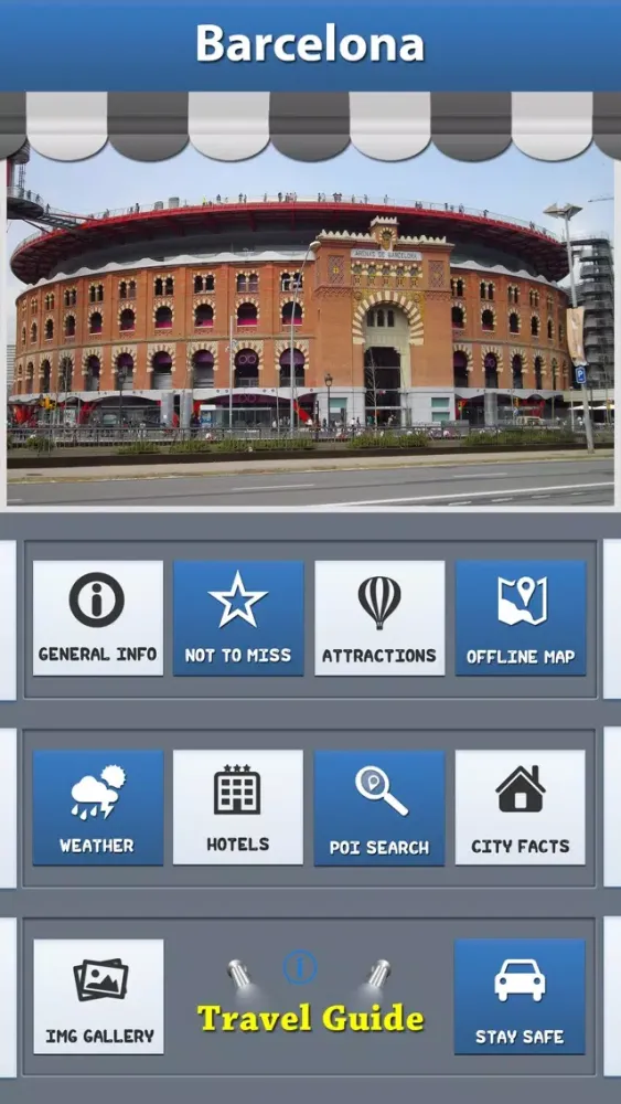 Captures d'écran de Barcelona Offline Map Travel Explorer