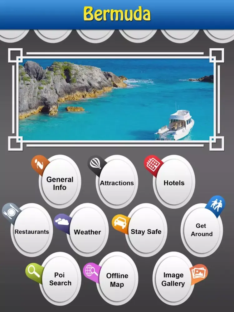 ภาพหน้าจอของ Bermuda Island Offline Guide iPad 