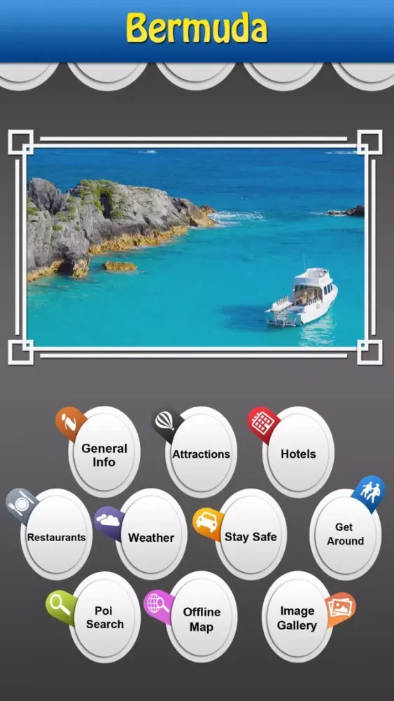 ภาพหน้าจอของ Bermuda Island Offline Guide
