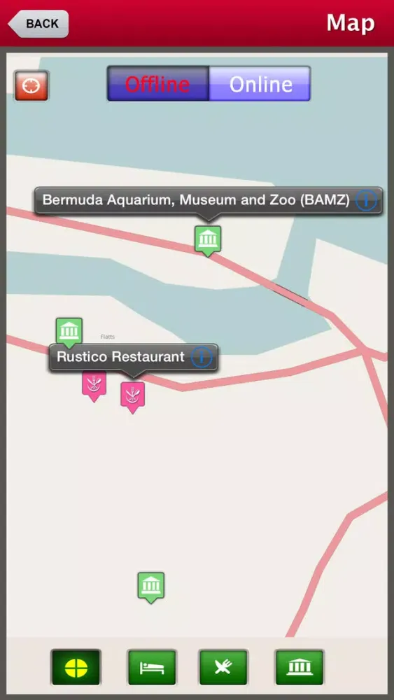 ภาพหน้าจอของ Bermuda Island Offline Guide