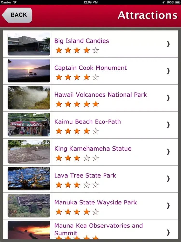 Big Island- Hawai Offline Map Travel Explorer iPad  Screenshots