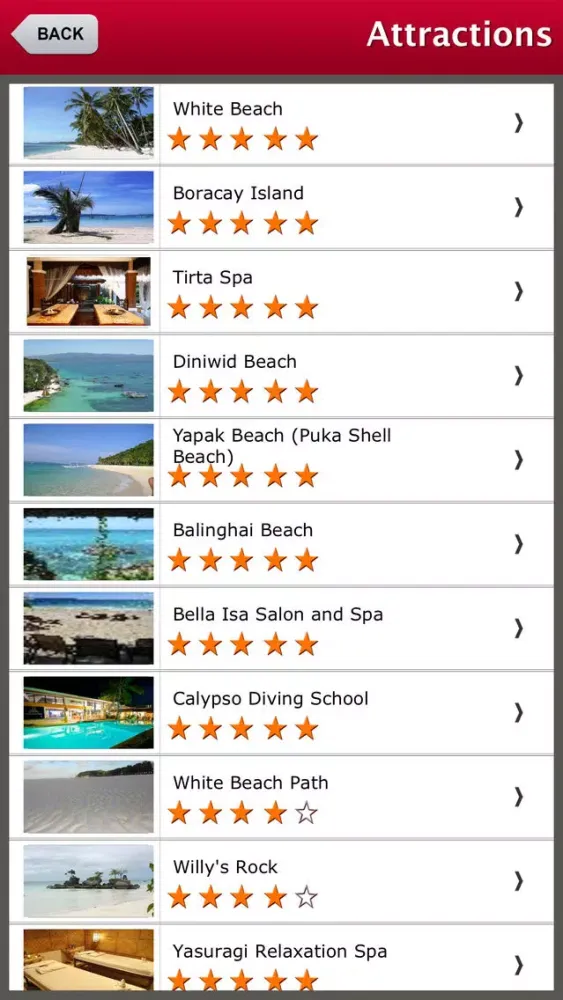 ภาพหน้าจอของ Borracay Island Offline Travel Guide