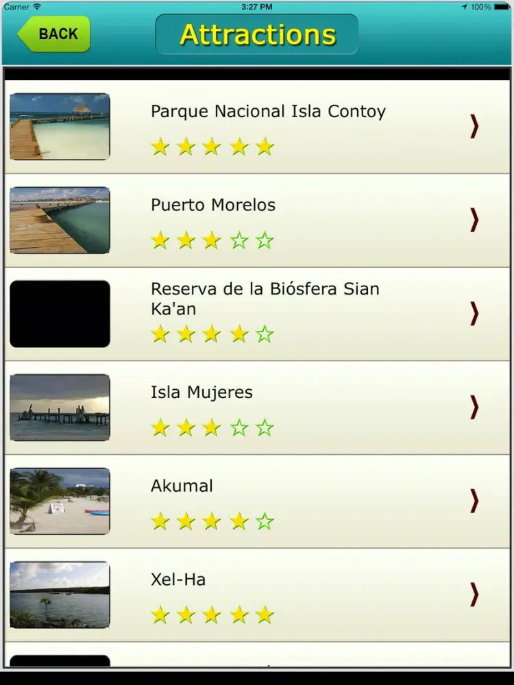 Скриншоты Cancun City Travel Explorer iPad 