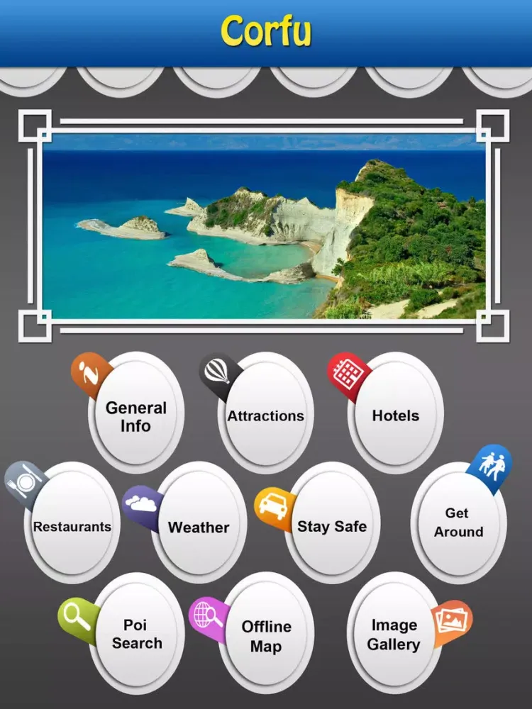 Corfu Island Offline Guide iPad  স্ক্রিনশট