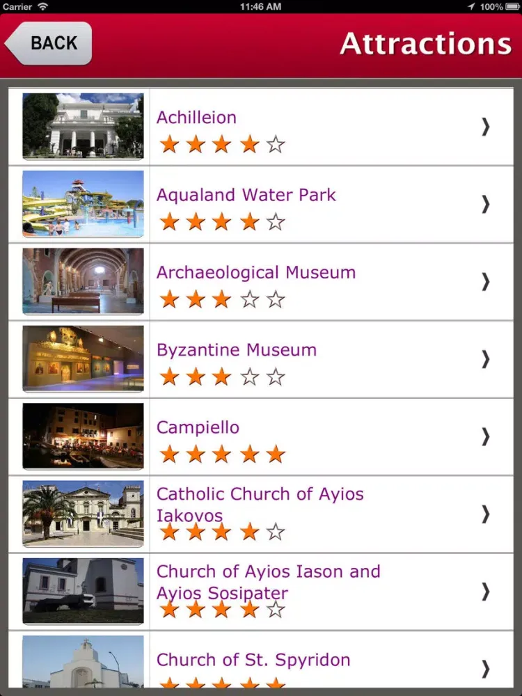 Corfu Island Offline Guide iPad  স্ক্রিনশট