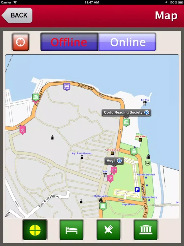 Corfu Island Offline Guide iPad  স্ক্রিনশট