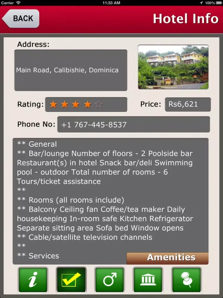 Dominica Island Offline Travel Guide iPad  Screenshots