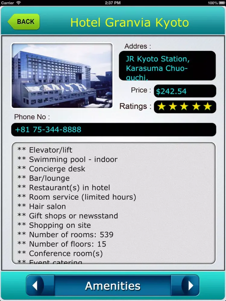 Capturas de pantalla de Kyoto Offline Map Travel Explorer iPad 
