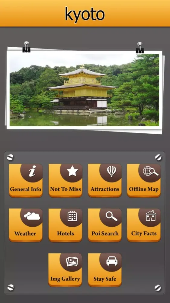 Capturas de pantalla de Kyoto Offline Map Travel Explorer