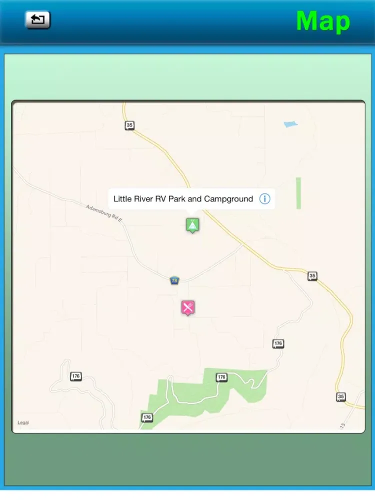 Little River Canyon National Park iPad  Screenshots