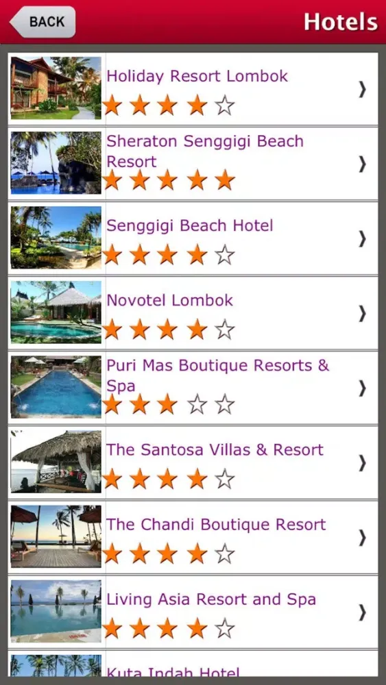 Lombok Island Offline Travel Explorer Screenshots