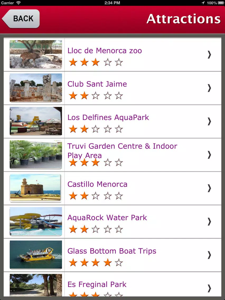 Tangkapan layar Menorca Island Offline Travel Guide iPad 