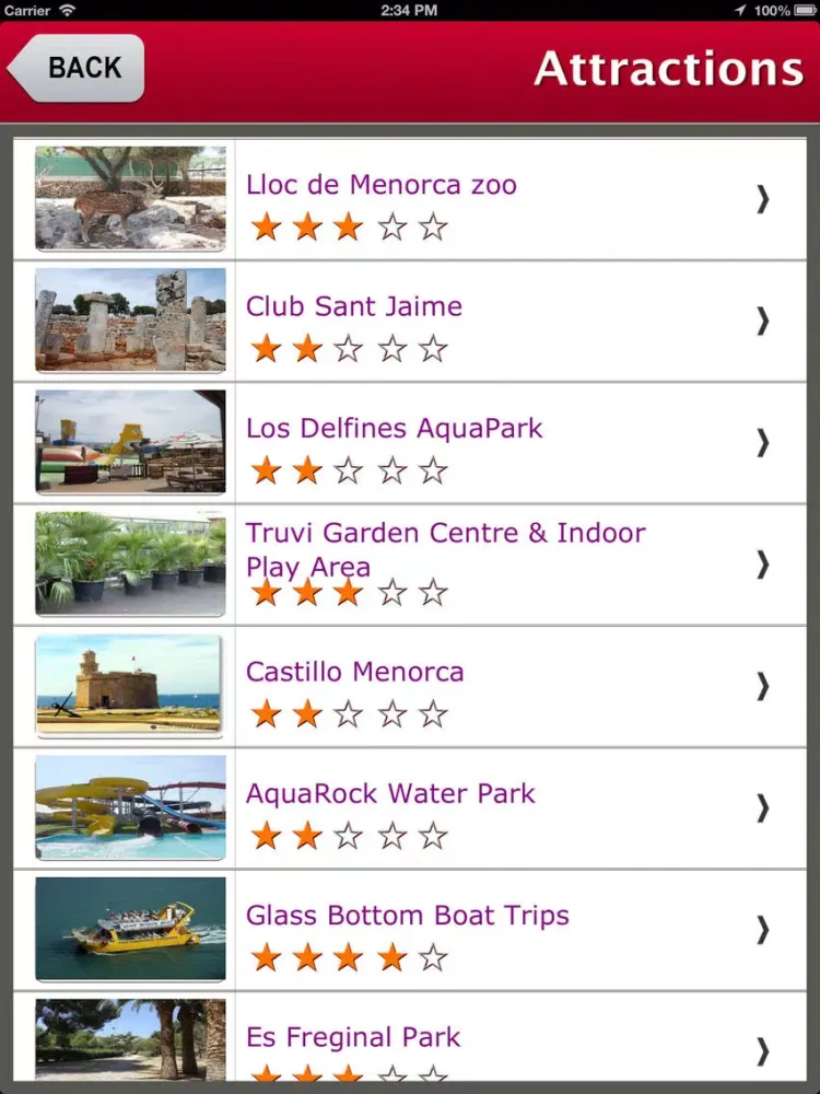 Screenshot di Menorca Island Offline Travel Guide iPad 