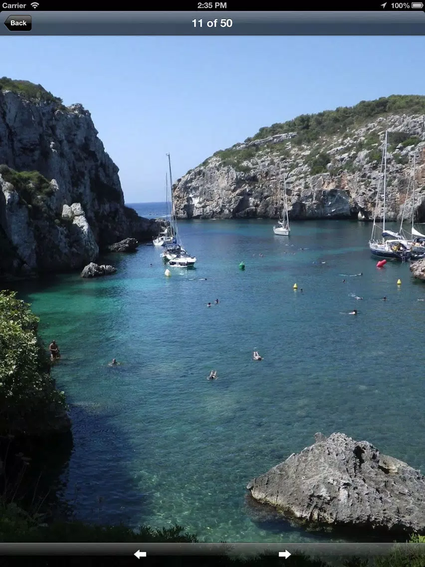 Tangkapan layar Menorca Island Offline Travel Guide iPad 