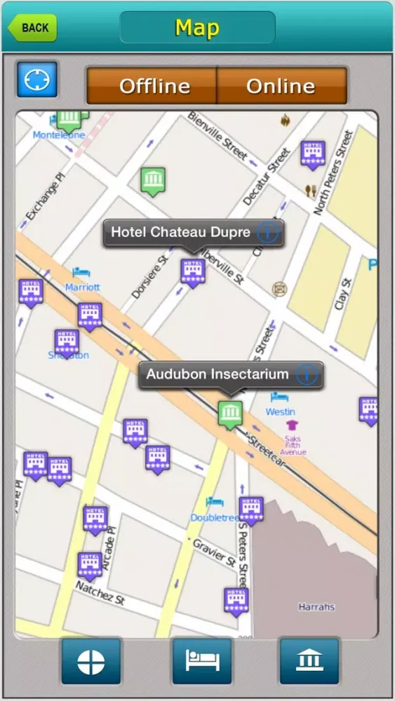 New Orleans Offline Map City Guide Screenshots