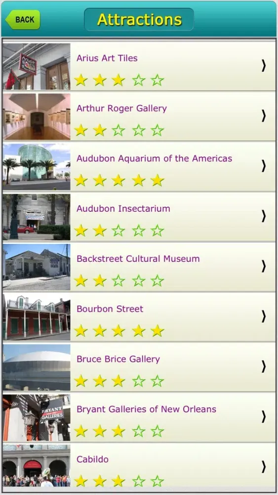 New Orleans Offline Map City Guide Screenshots